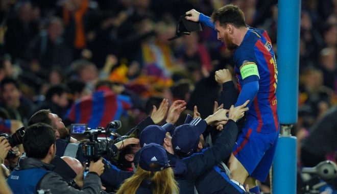 MECI ISTORIC! Barcelona înscrie de 6 ori cu PSG și se califică în 