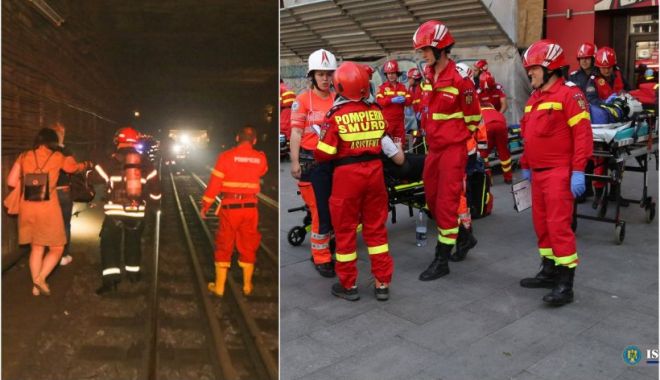 Cum ar fi izbucnit incendiul de la metrou din București. Sute de oameni au fost evacuați