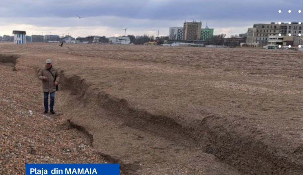 Microfaleze formate pe plajele din Constanța și Mamaia, în urma furtunilor recente