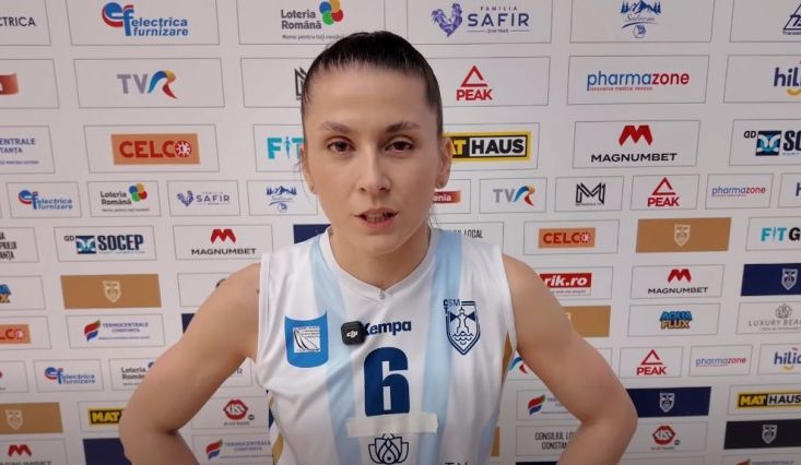 Mihaela Manole, de la CSM Constanța, inclusă în echipa etapei la volei feminin. Florin Voinea, antrenorul rundei - mihaelamanole1-1773214566.webp