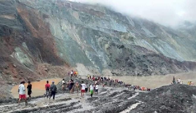 Cel puțin 113 mineri au murit îngropați de vii într-o mină abandonată de jad din Myanmar - mina-1593681598.jpg