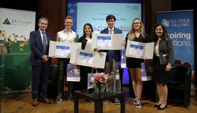 Mircistul Vlad Andrei Dogaru, în echipa europeană câștigătoare a Sci-Tech Challenge 2018 - mircistcastigator-1527518389.jpg