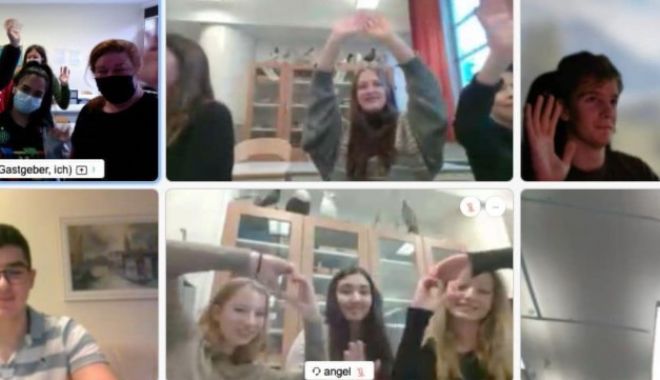 Un proiect Erasmus+ le-a prilejuit mirciștilor întâlnirea, online, cu colegi din Germania și Suedia - mircisti-1645948464.jpg