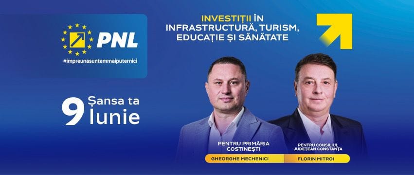 Liberalul Gheorghe Mechenici, candidat pentru funcția de primar al comunei Costinești: 