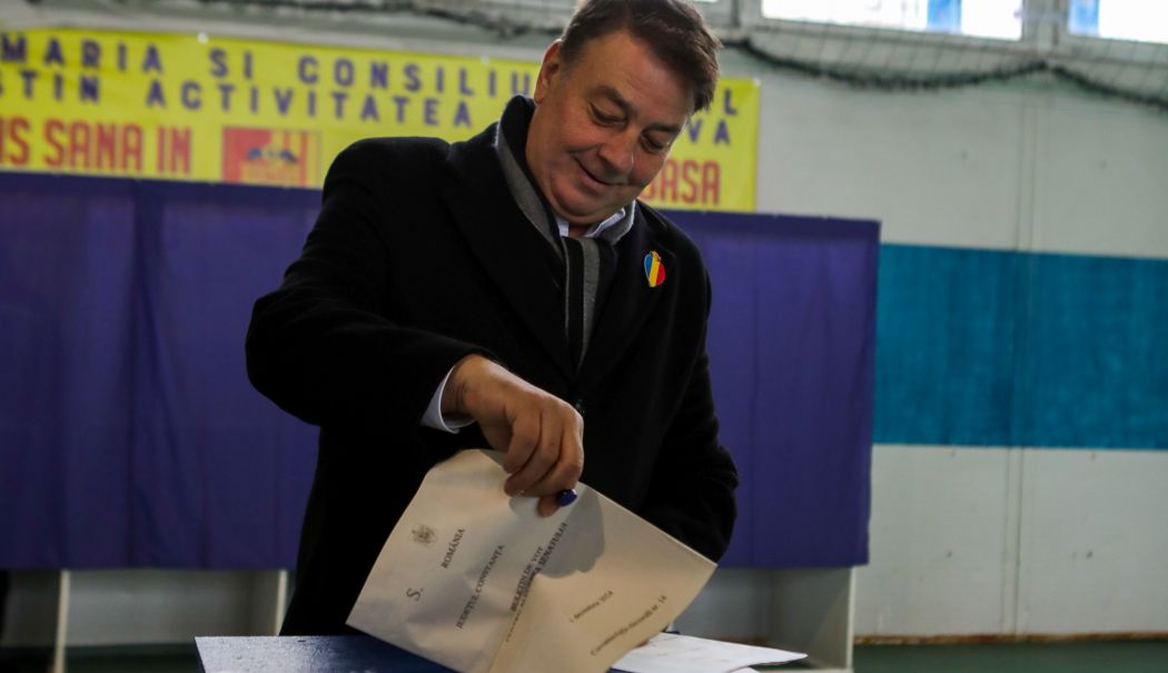 Florin Mitroi a votat pentru alegerile parlamentare în comuna Valu lui Traian