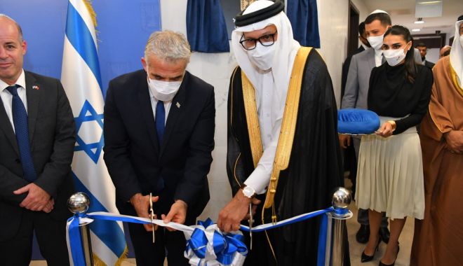 Moment istoric în Orientul Mijlociu. Israelul a inaugurat prima ambasadă în Bahrain - momentistoric-1633102572.jpg