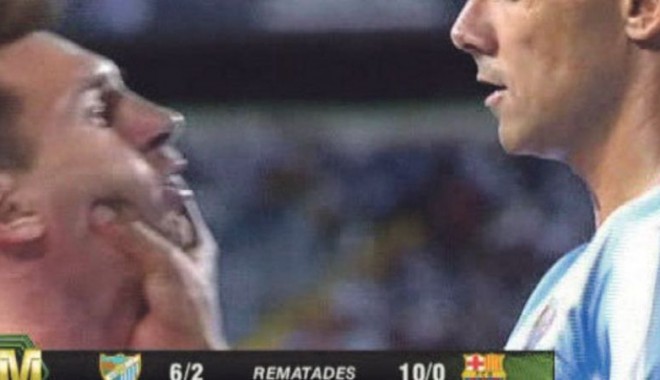 Messi, la un pas sa fie linșat de un adversar! - momentulincarecele4baloanedeaura-1411638849.jpg