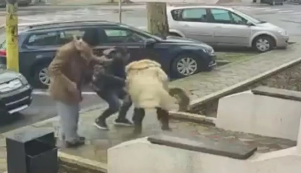 Momentul în care doi soţi sunt tâlhăriţi pe stradă, la Cernavodă, surprins de camerele de supraveghere - momentulincaredoisotisunttalhari-1770453445.webp