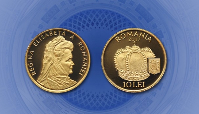 Avem o monedă din aur cu tema 