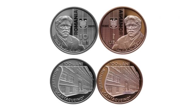 BNR a lansat o nouă emisiune numismatică cu tema: 100 de ani de la înfiinţarea Institutului Cantacuzino - monedacantacuzino-1633432888.jpg