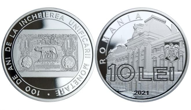 Monedă din argint dedicată centenarului unificării monetare - monedacopy-1616178017.jpg