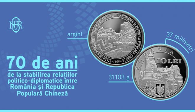 Monedă din argint dedicată relațiilor politico-diplomatice dintre România și China - monedadinargintromaniachina-1573161085.jpg