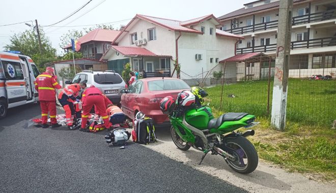 VIDEO / Motociclist, resuscitat în Vama Veche. I s-a blocat pedala de accelerație! - motociclist-1589710572.jpg