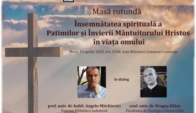 „Însemnătatea spirituală a Patimilor și Învierii Mântuitorului Hristos în viața omului”, dezbatere la Biblioteca județeană - msynketmdyuizg0o-1650279372.jpg