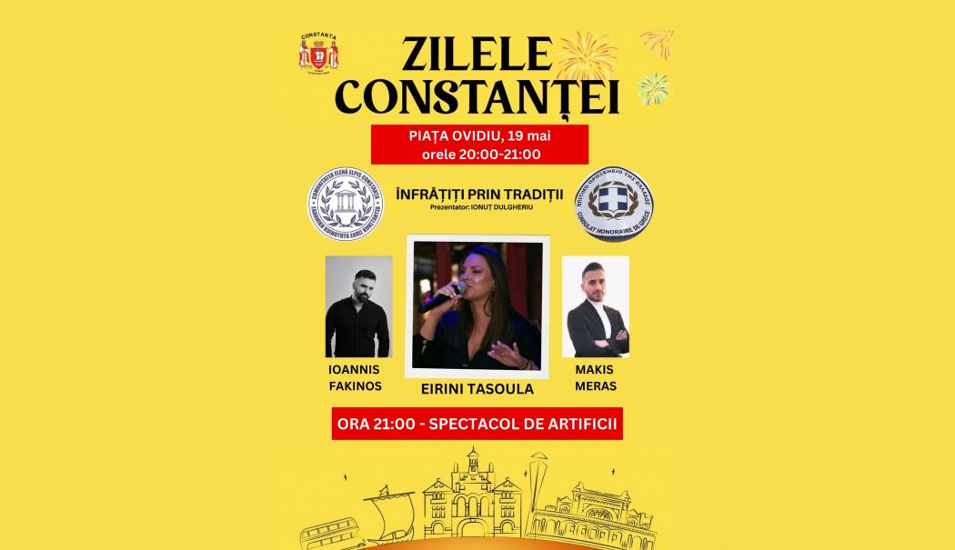 Comunitatea Elenă Elpis invită constănțenii, la un spectacol de muzică grecească, de Zilele Constanței