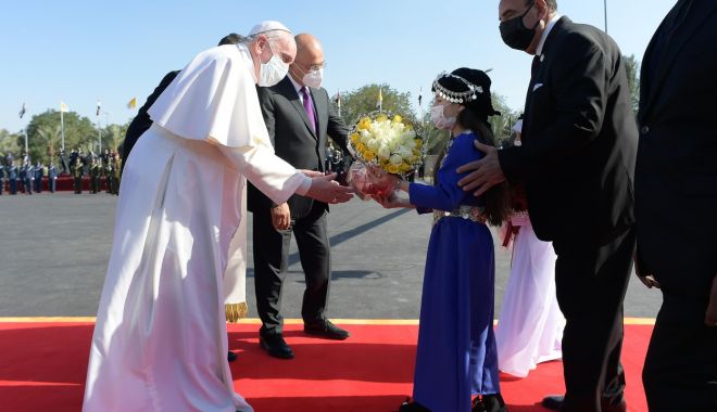 GALERIE FOTO / Cum a fost întâmpinat Papa Francisc în Irak - mzk4nda0lmpwzyzoyxnopwu5mdqyzdi0-1615018186.jpg