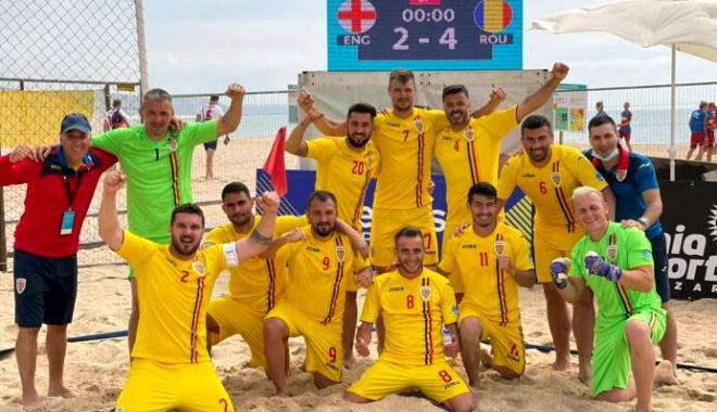 Naţionala de fotbal pe plajă a României, victorie mare în meciul cu Anglia - nationala-1624278466.jpg
