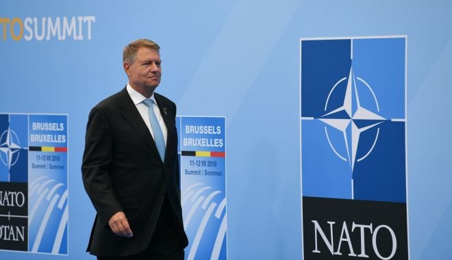 Klaus Iohannis participă azi la Summitul NATO de la Bruxelles. Preşedintele Joe Biden, prezent pentru prima oară la reuniune - nato-1623653469.jpg