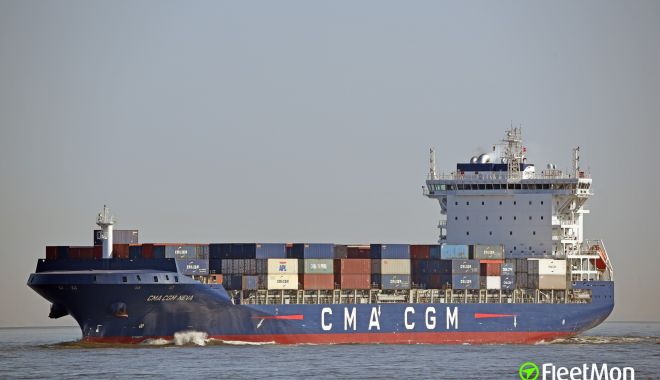 Nava „CMA CGM Neva” a intrat în carantină - navacmacgmnevaaintratincarantina-1624551560.jpg