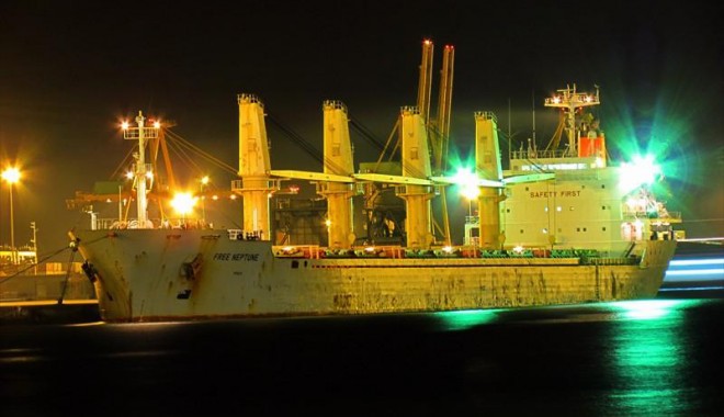Marinarii români de pe navele 