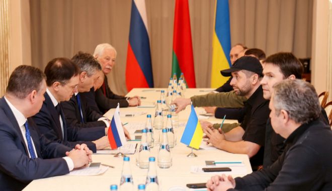 A doua rundă de negocieri dintre Ucraina și Rusia va avea loc astăzi - negocieri-1646230052.jpg