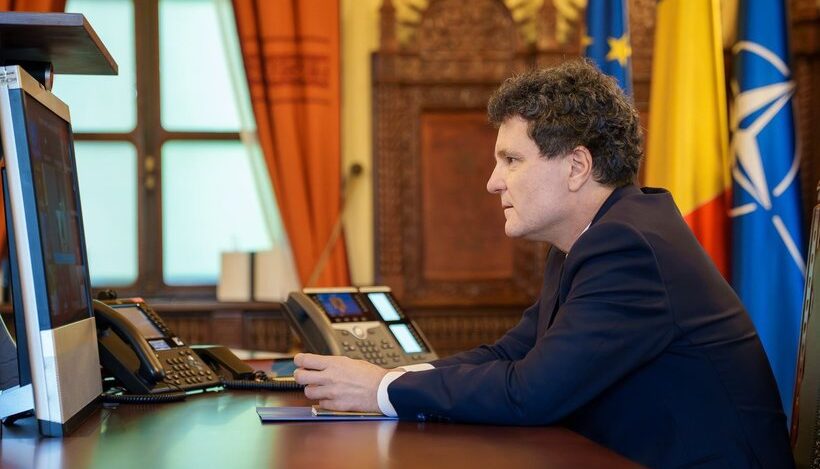 Nicuşor Dan participă, în format videoconferință, la Reuniunea liderilor UE privind Ucraina - nicusorcoalitionofthewillingvide-1763972937.jpg