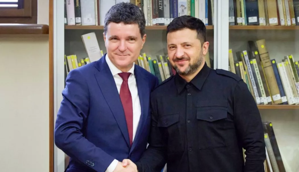 Preşedintele Ucrainei, Volodimir Zelenski, vine pentru prima dată în România - nicusordanvolodimirzelenski1-1773148805.webp
