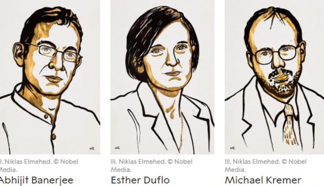Premiul Nobel pentru economie 2019, acordat pentru combaterea sărăciei în lume - nobel-1571083643.jpg