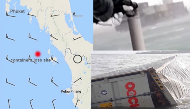O barjă a pierdut 18 containere cu lemn în Marea Andaman - obarjaapierdut18containereculemn-1654083882.jpg