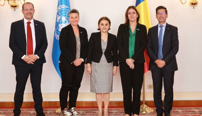 Reprezentanţii agenţiilor ONU în România, primiţi de ministrul Afacerilor Externe - odobescu-vizita-1697476636.jpg