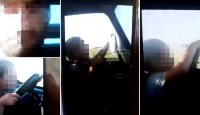 O fetiță de șase ani a condus o camionetă! Tatăl ei a transmis filmarea Live pe Facebook - ofetitadesaseaniacondusocamionet-1527858177.jpg