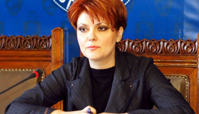 Ministrul Muncii, Lia Olguța Vasilescu: 
