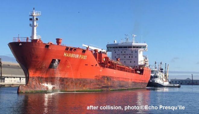 O navă a avariat un pod rutier la Saint-Nazaire - onavaaavariatunpodrutierlasaintn-1595835922.jpg
