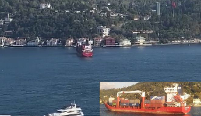 O navă a intrat în derivă în Strâmtoarea Bosfor - onavaaintratinderivainstramtoare-1635778952.jpg