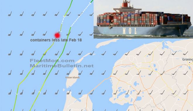 O navă a pierdut peste 26 de containere în Marea Nordului - onavaapierdutpeste26decontainere-1645369292.jpg