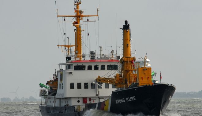 O navă de servicii portuare a eșuat pe coasta Germaniei - onavadeserviciiportuareaesuat-1536832024.jpg