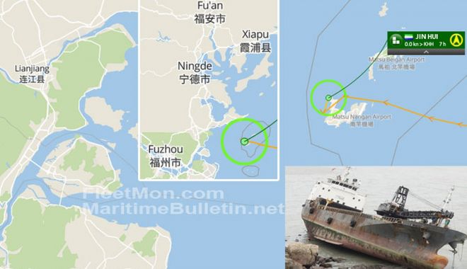 O navă s-a scufundat într-un port din Taiwan, după ce a fost remorcată - onavasascufundatintrunportdintai-1607687900.jpg
