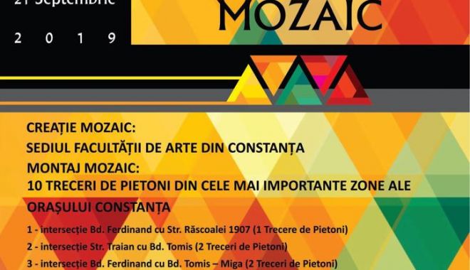 O pată de culoare oferită constănțenilor de studenții Universității 