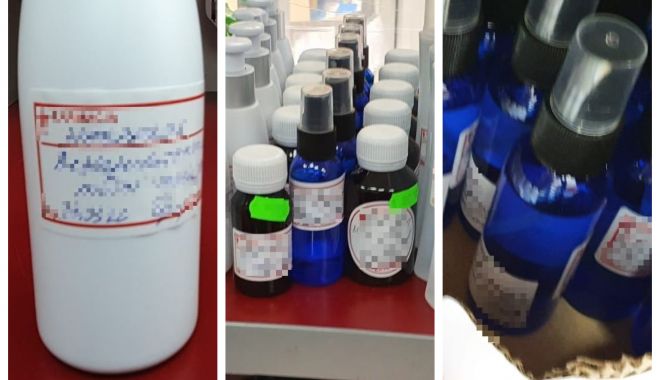 Polițiștii au confiscat sute de litri de substanță dezinfectantă posibil falsificată - ordo-1586008627.jpg