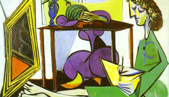Un tablou de Picasso evaluat la 100.000 de lire sterline, furat dintr-o galerie de artă - pablopicassointeriorwithagirldra-1310030795.jpg