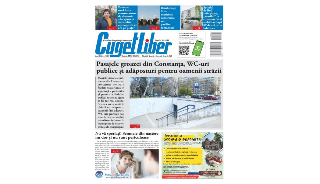 Nu ratați ediția de WEEKEND a ziarului CUGET LIBER, distribuită gratuit în fiecare săptămână! - pagina-site-1744389749.jpg
