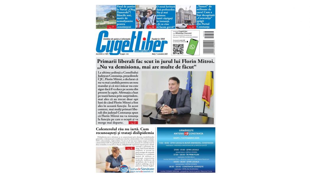 Iată titlurile zilei din data de 7 OCTOMBRIE ale ziarului CUGET LIBER! - pagina-site-1759771164.jpg