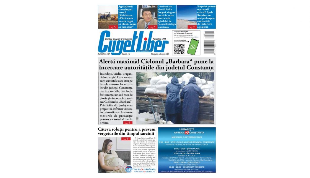 Iată titlurile zilei din data de 8 OCTOMBRIE ale ziarului CUGET LIBER! - pagina-site-1759854831.jpg
