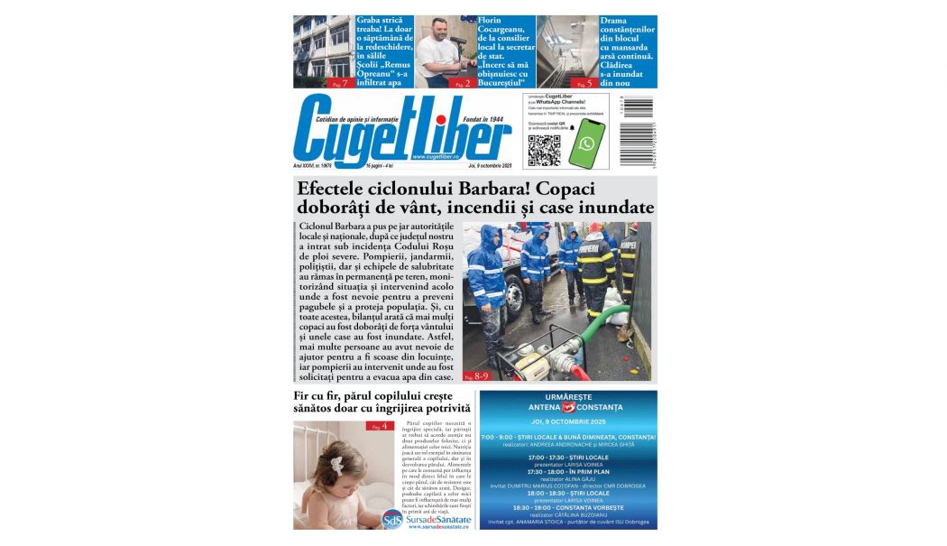 Iată titlurile zilei din data de 9 OCTOMBRIE ale ziarului CUGET LIBER! - pagina-site-1759940310.jpg