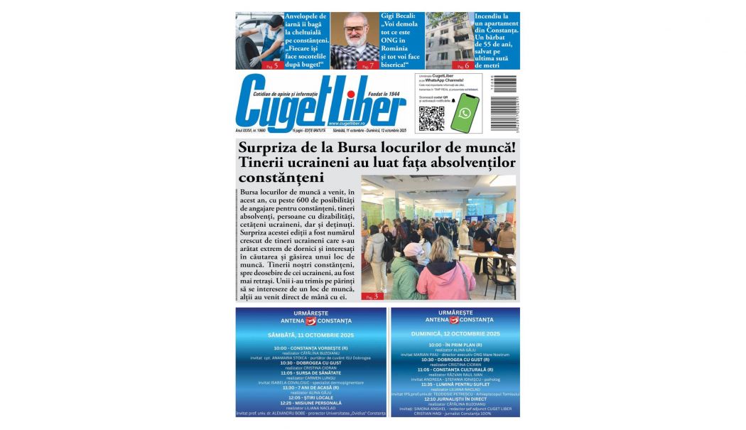 Iată titlurile din acest WEEKEND ale ziarului CUGET LIBER! - pagina-site-1760113467.jpg