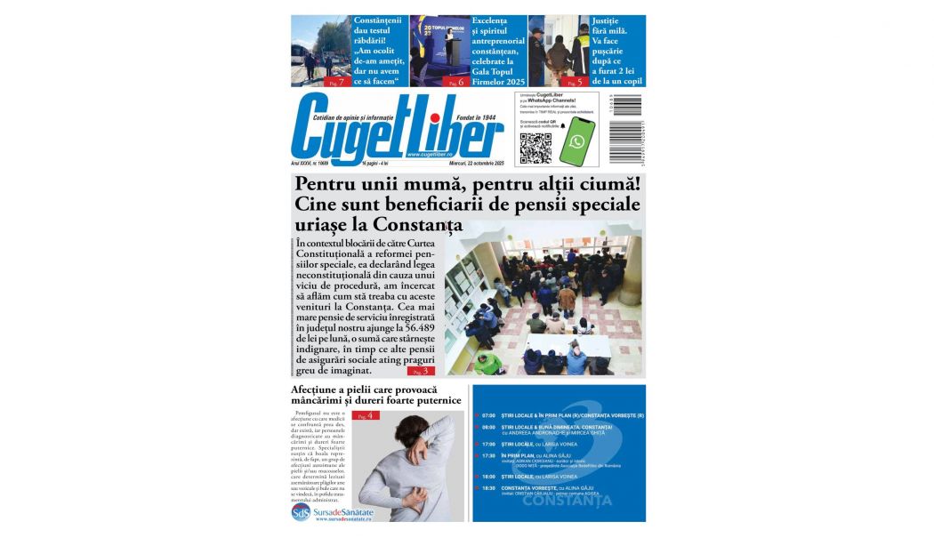Iată titlurile zilei din data de 22 OCTOMBRIE ale ziarului CUGET LIBER! - pagina-site-1761063755.jpg