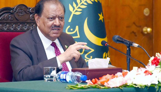 Pakistan: Președintele Mamnoon Hussain  a aprobat data alegerilor - pakistanmamnoonhussain-1527510807.jpg