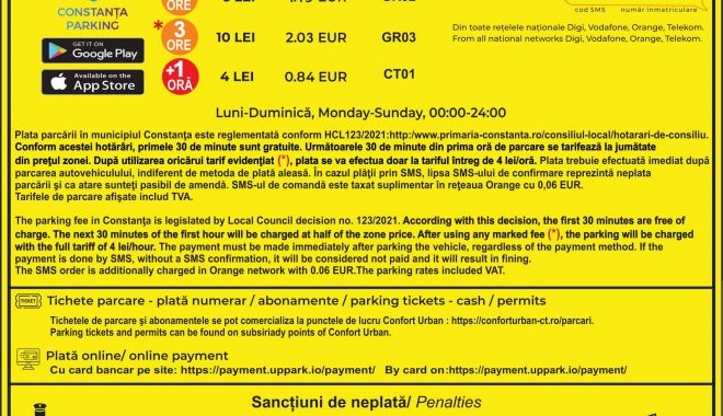 Începe taxarea locurilor de parcare din Constanța. Prima tarifare, din 18 iunie! - panourideinformare1-1623856448.jpg