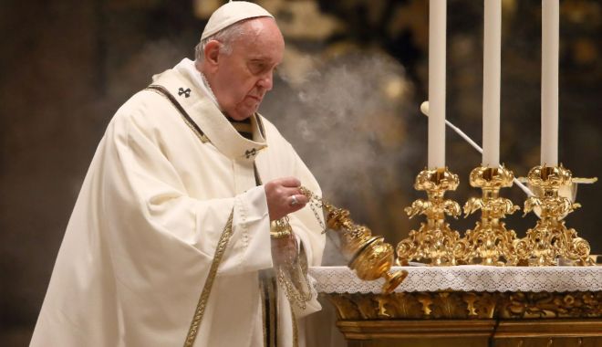 Papa Francisc a condamnat cruzimea războiului din Ucraina chiar la slujba de Înviere de Paștele Catolic