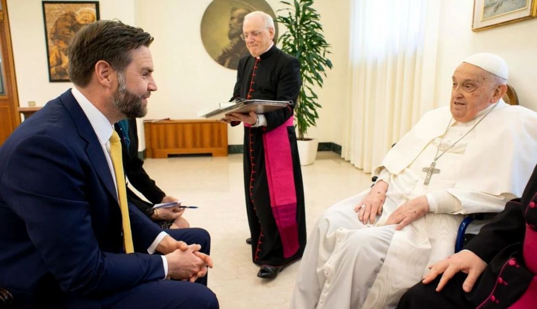 Ultimul mesaj al Suveranului Pontif. Liderul pe care l-a primit înainte de deces - papa-jd-vance-1745225570.jpg